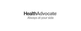 Text: Health advocate, always at your side