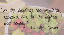 in the hand of the physician nutrition can be the higest and best remedy