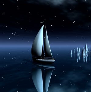 Colon Cancer Liver Cancer and Pancreas Cancer - sailboat-at-night pic - Beat Cancer Blog