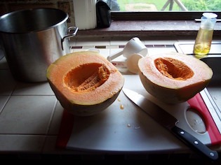 Cantaloupe Cooler Recipe Hungry for Health Susan Silberstein PhD Beat Cancer
