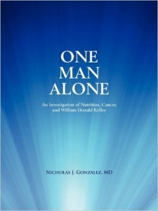 One Man Alone, by Nick Gonzalez - Book Pic