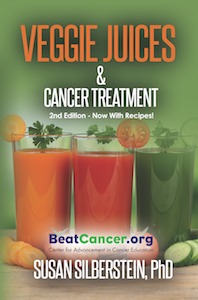 Veggie Juices and Cancer Treatment book Beat Cancer Susan Silberstein
