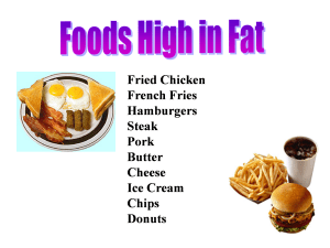 Foods High in Fat
