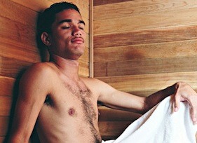 Saunas Help Fight Cancer -sauna-male pic- Beat Cancer Blog